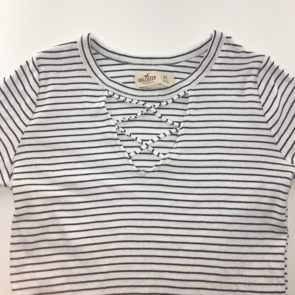 hollister striped long sleeve